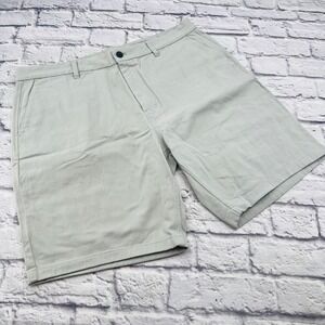 Outerknown SEA Shorts Mens Size 38 Light Grey Organic Cotton Spandex Blend